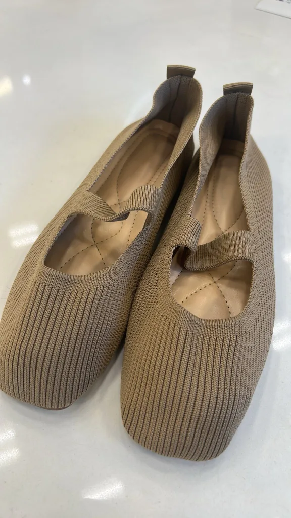 Khaki Colour women casual slip on Mary Jane shoes image indicator(2)