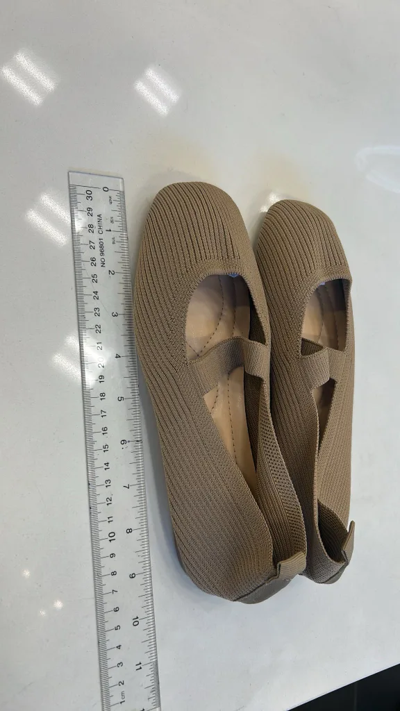 Khaki Colour women casual slip on Mary Jane shoes image indicator(4)