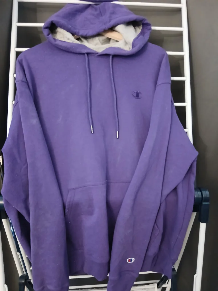 Champion Purple Hoodie - Size L thumbnail