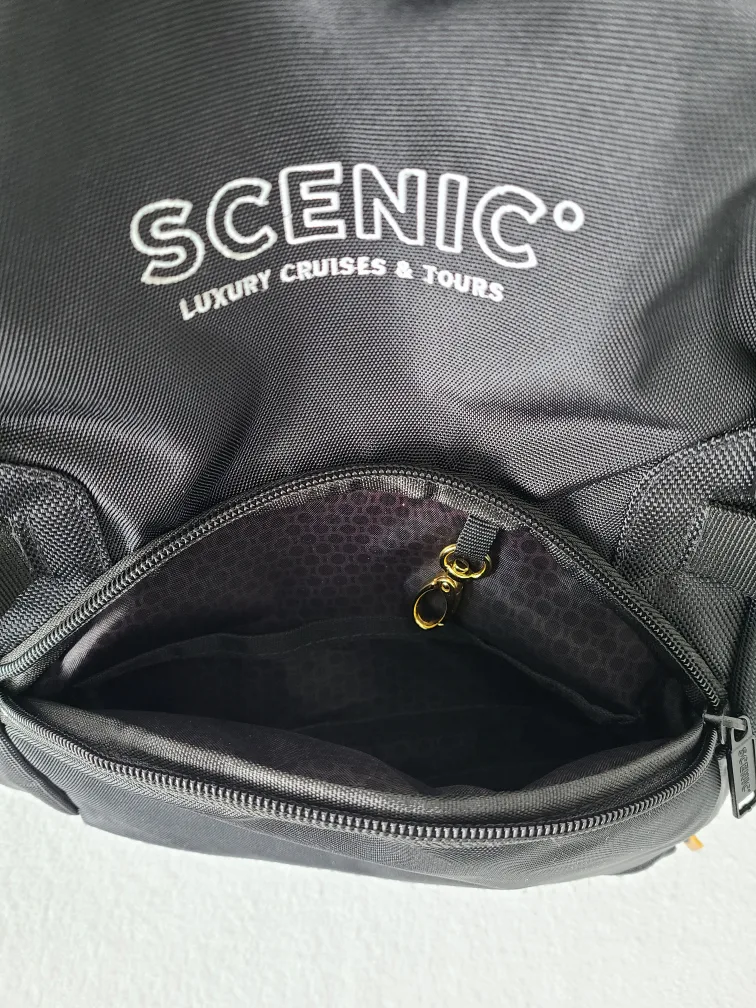 Scenic Luxury Cruises & Tours Black Multi-Compartment Backpack image indicator(6)