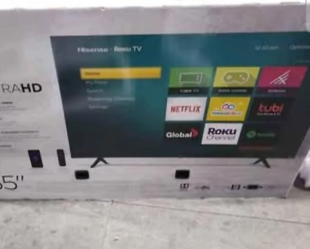 ON SALE HISENSE 50" 4K ROKU SMART! READ THE AD thumbnail