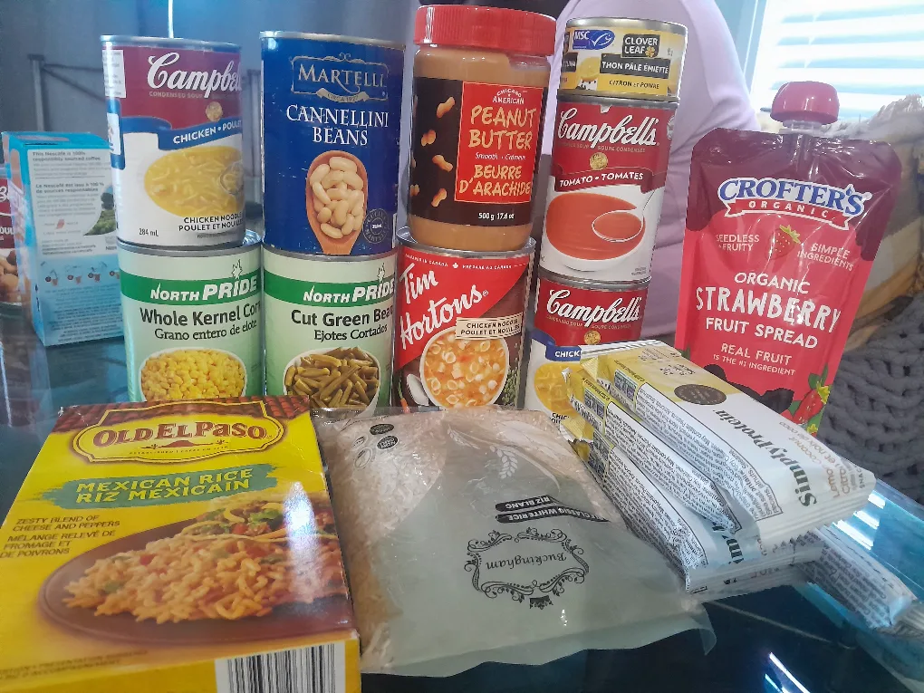 Assorted Canned Goods & Food Items thumbnail