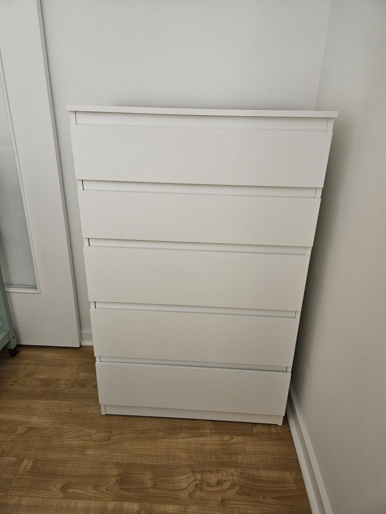 IKEA Kullen 5-Drawer Chest - White - photo 2