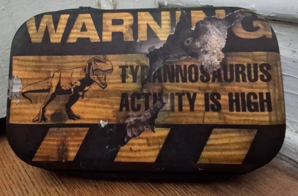 UNIVERSAL JURASSIC WORLD MULTICOLOR ZIPPER PENCIL CASE thumbnail