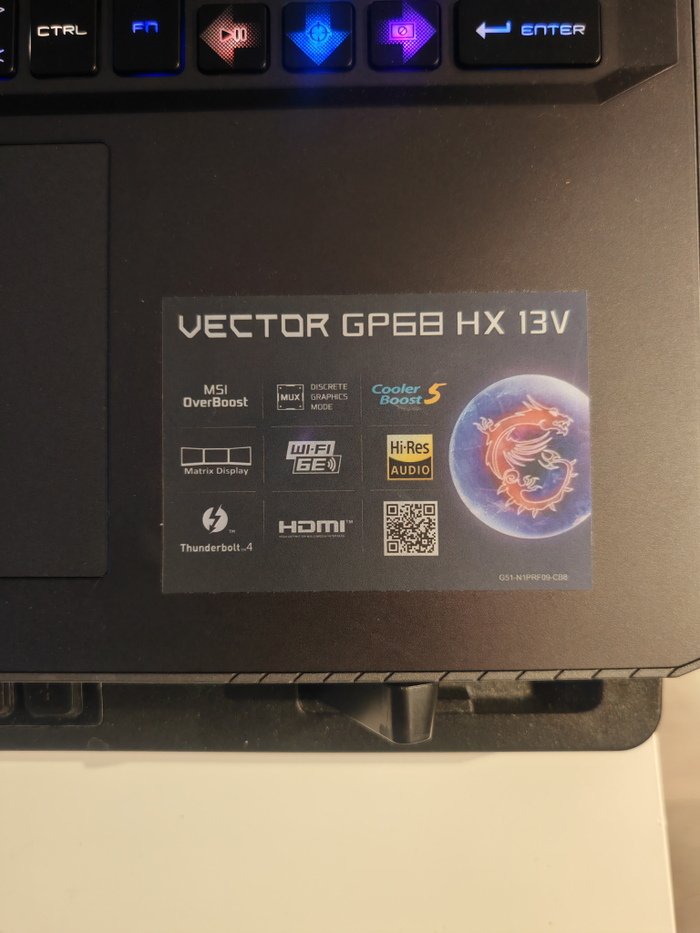 MSI GAMING LAPTOP - i9-13950HX 32 GB RAM RTX 4080 - photo 2