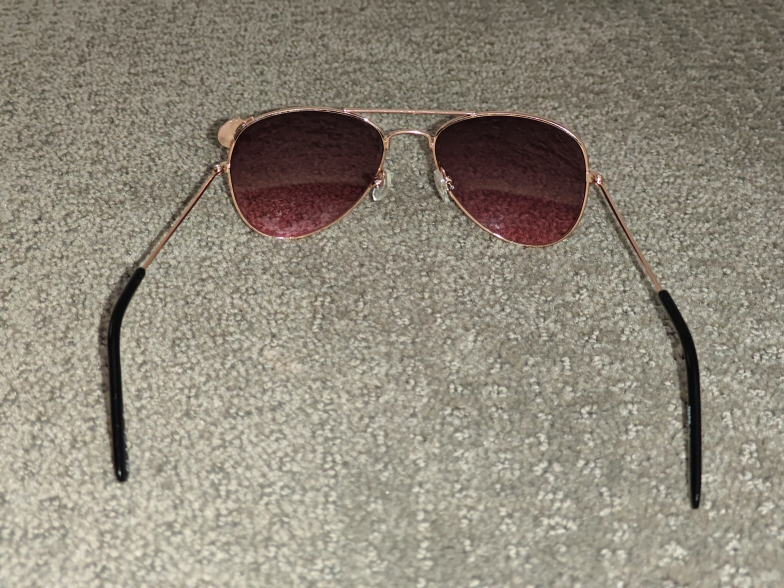 Children Girls Unicorn Icon Aviator Sunglasses - Rose Gold - photo 4