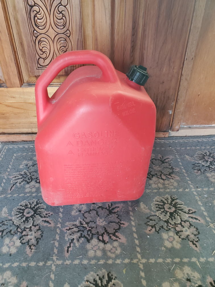 Red 5 Gal Gas Can - photo 2
