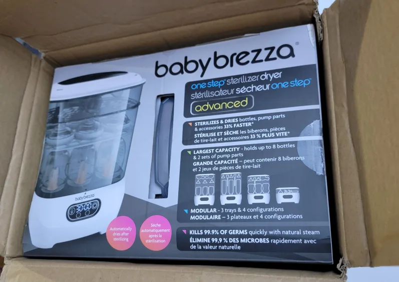 Baby Brezza Bottle Sterilizer & Dryer Advanced | Steam + HEPA image indicator(5)