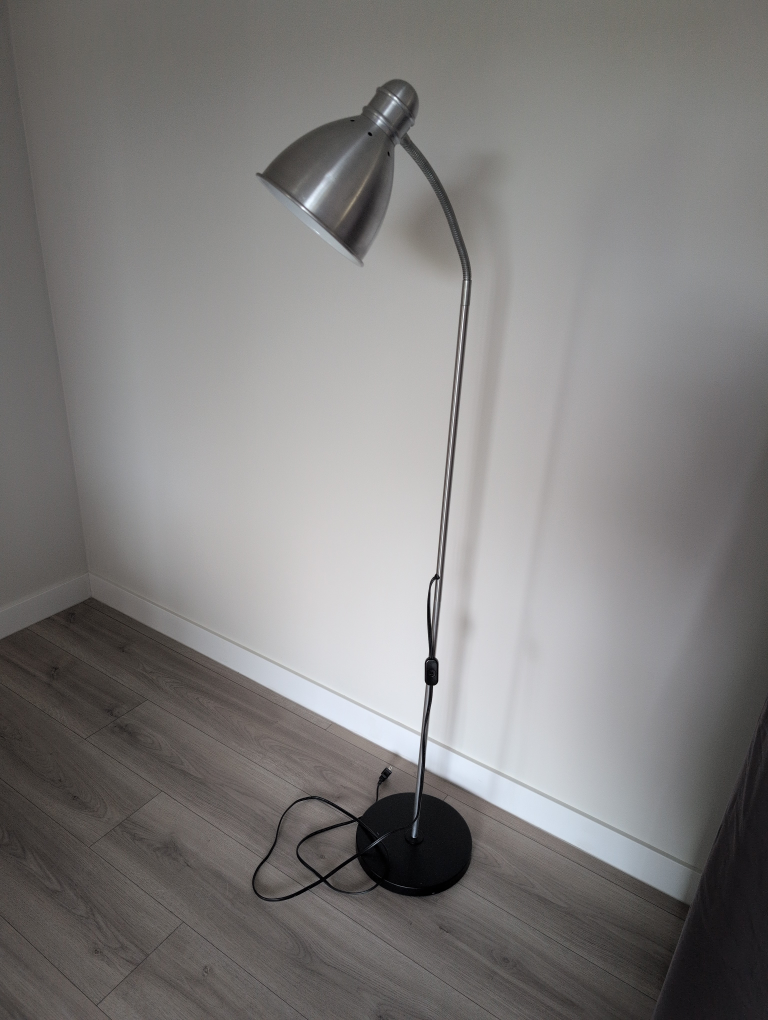 Silver Floor Lamp