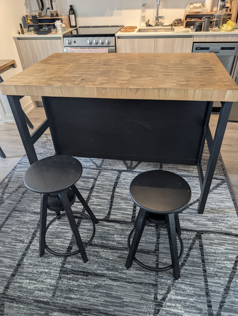 VADHOLMA Kitchen Island and Chairs - photo 2