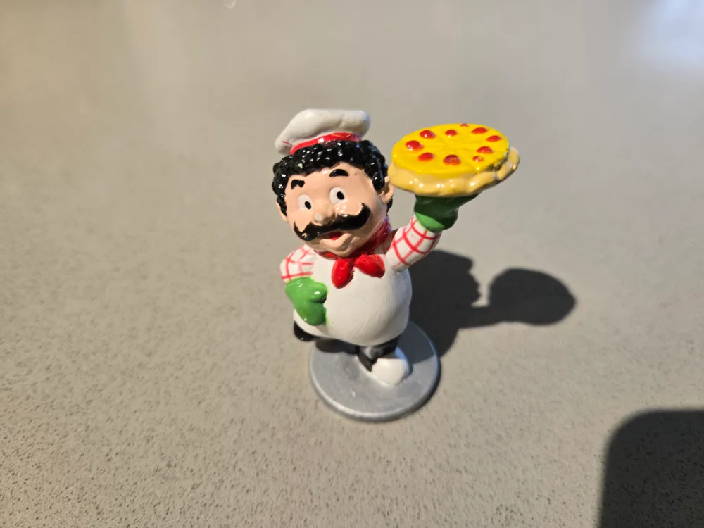 Chuck E Cheese Chef PASQUALLY Figure Showbiz Pizza Time 1994 thumbnail