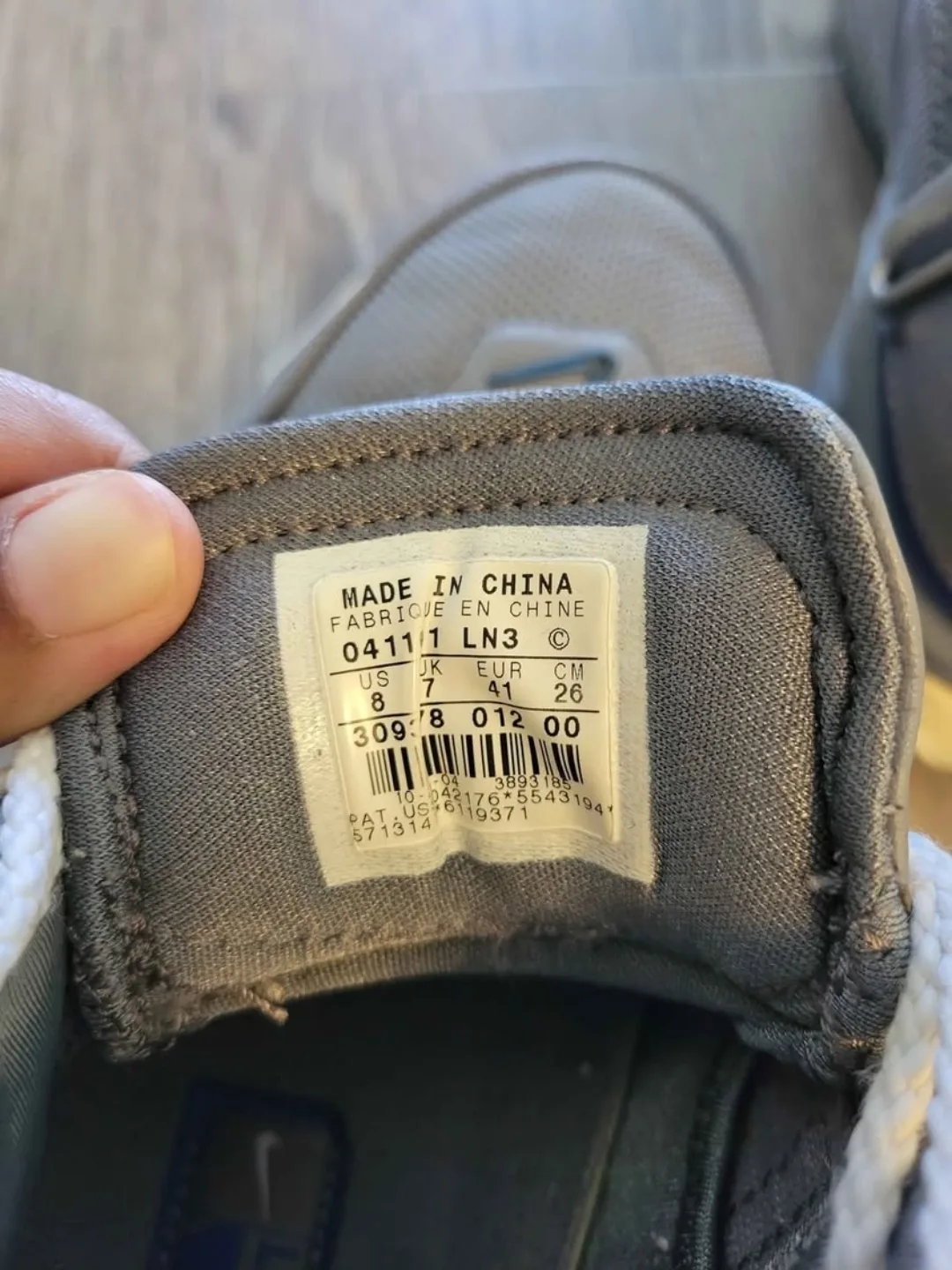 Nike Lebron Zoom Soldier 1 Grey Blue US 8 thumbnail