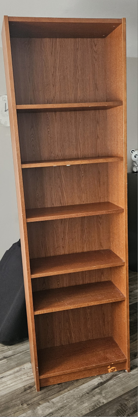 Wood-look Bookcase