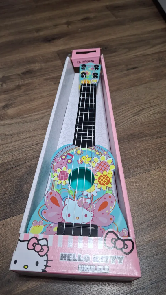 🥕Hello Kitty Ukulele Version V2 - New in Box! thumbnail