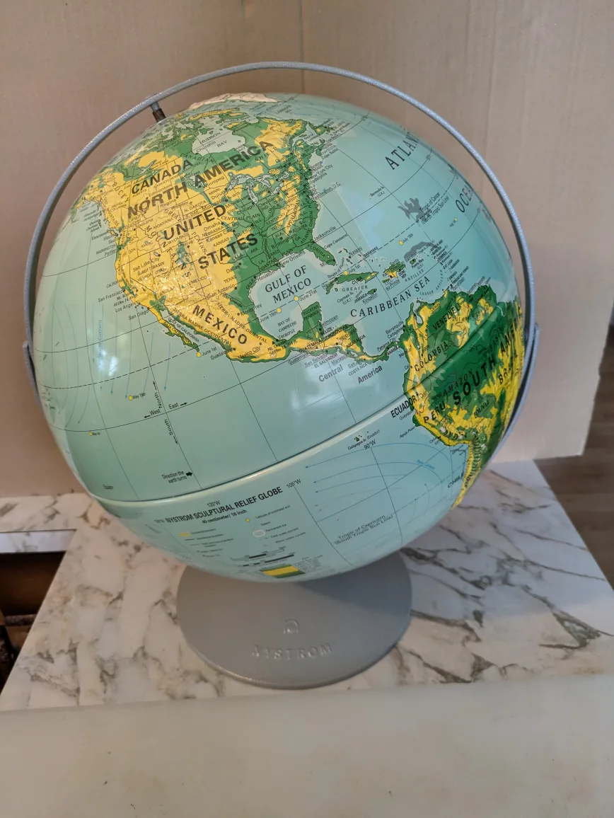 Nystrom Globe Sculptural and Dual Rotating Axis , 1995 image indicator(2)