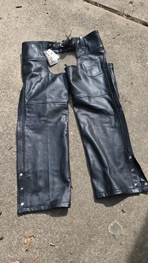 Leather Motorcycle Chaps thumbnail