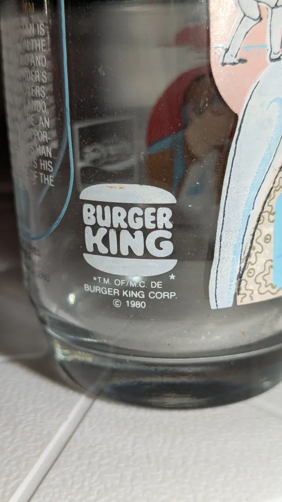 Coca Cola Lando Star Wars Glass - The Empire Strikes Back 1980 image indicator(5)