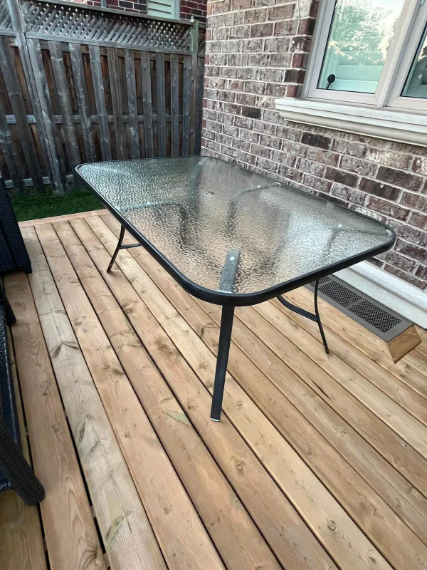 Glass Top Patio Table - Outdoor Dining image indicator(2)