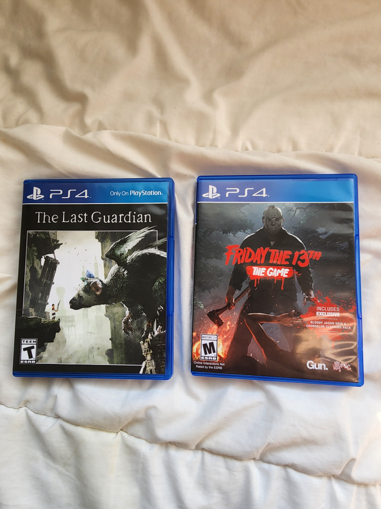 Friday the 13th and The Last Guardian PS4