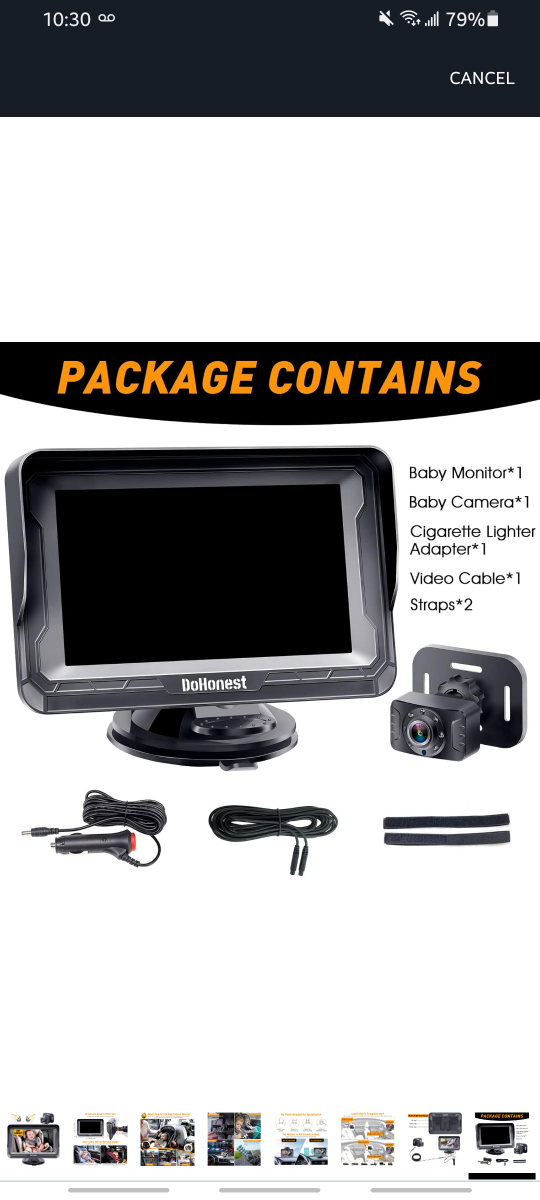 DoHonest Baby Car Monitor - Brand New! - photo 2