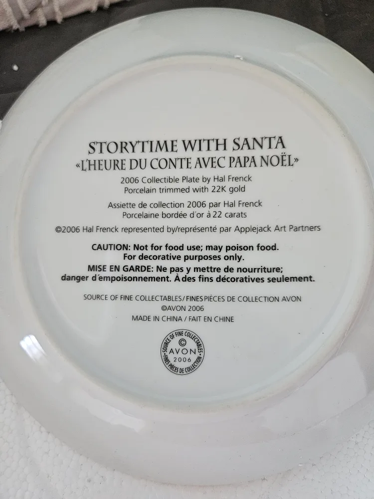 Avon Collectible Christmas Plates (2004-2009) image indicator(6)
