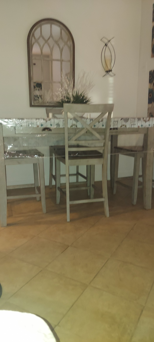 Wooden Dining Table and Chairs Set