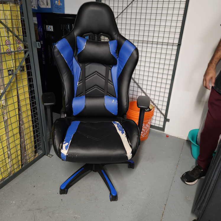 Gaming Chair - Black and Blue