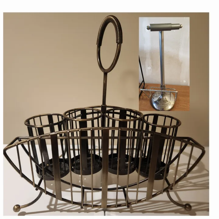 Metal Kitchen Utensil Holder & Magazine rack t paper holder thumbnail