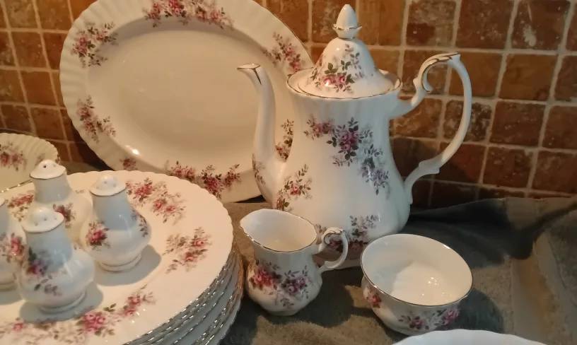 Collection of Royal Albert "Lavender Rose,"  Selling as a Bundle image indicator(7)