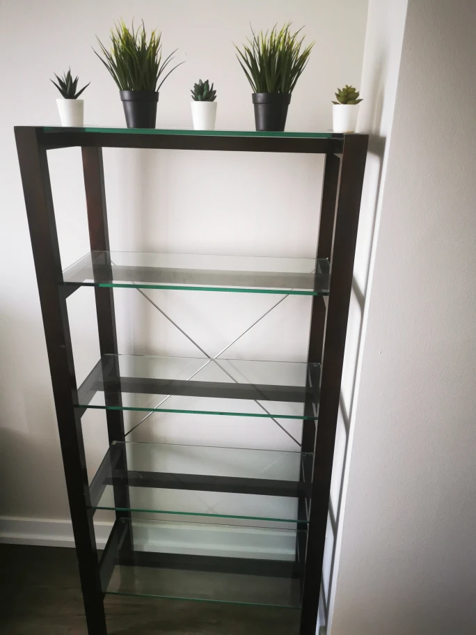 Wooden Shelves with Glass rack - photo 3