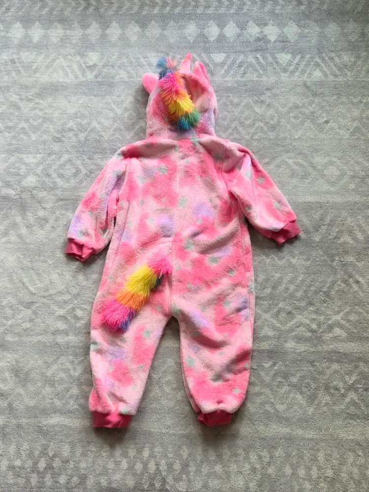Pink Unicorn Onesie Costume 🦄 image indicator(2)