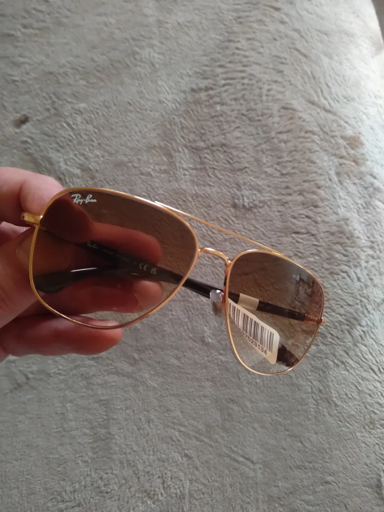Ray-Ban ORB3683 Sunglasses - Gold/Brown thumbnail