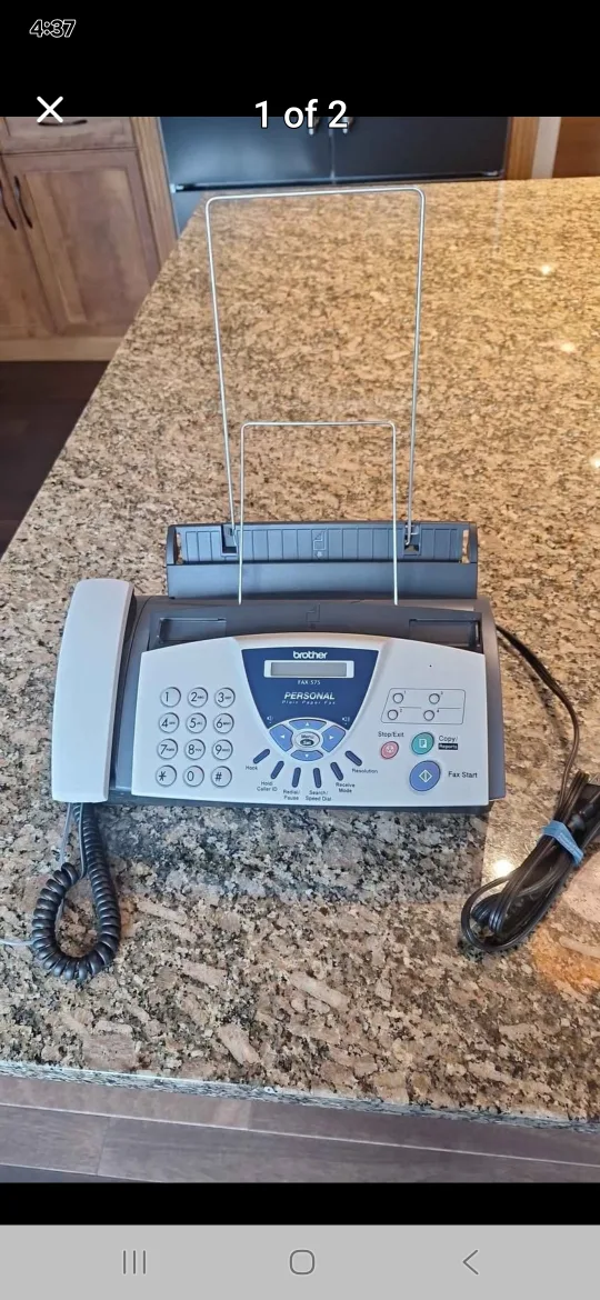 Brother FAX-575 Personal Plain Paper Fax Machine thumbnail