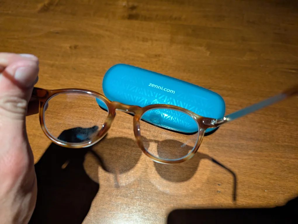 Zenni Round Eyeglasses with Case image indicator(4)