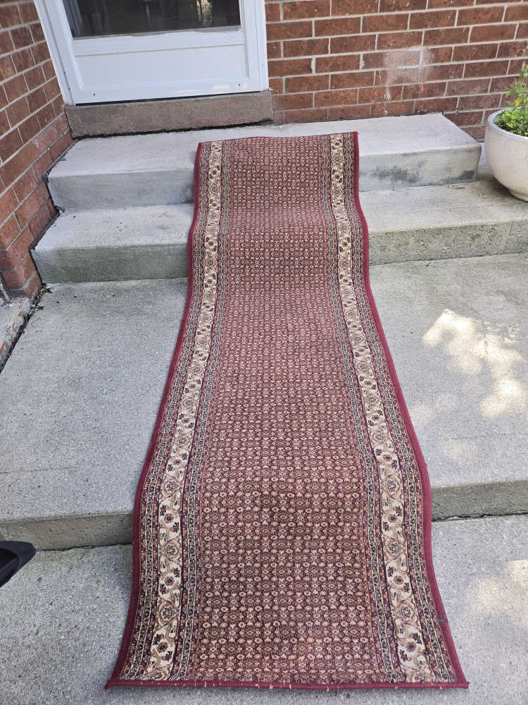 Hallway Runner Rug - Red Patterned - photo 3