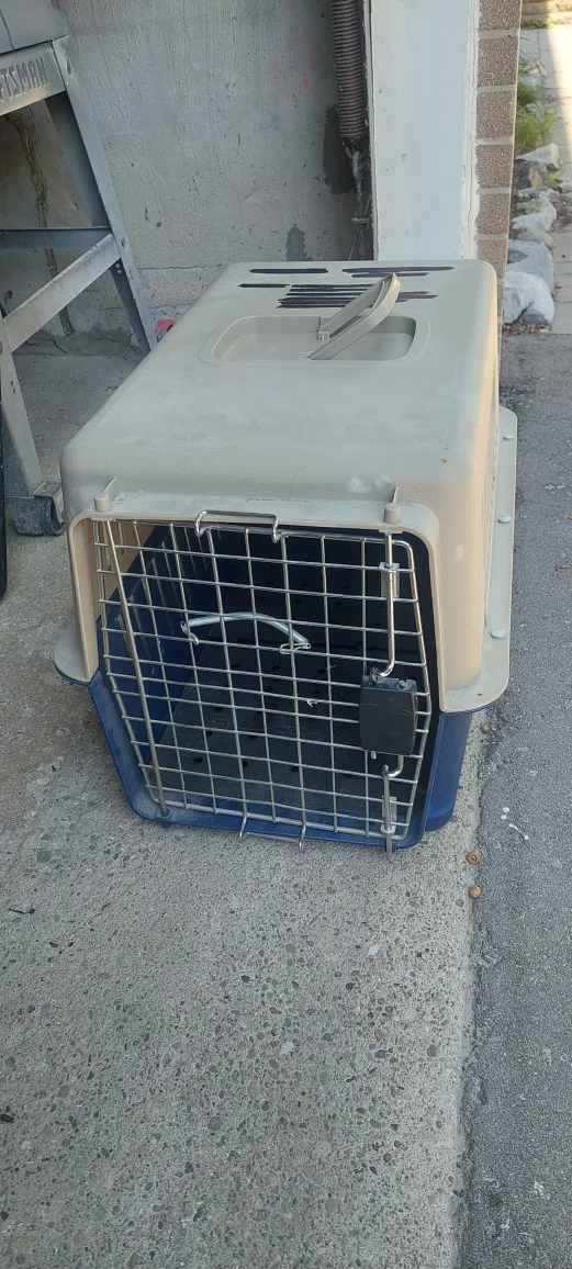 Blue & Beige Pet Carrier thumbnail