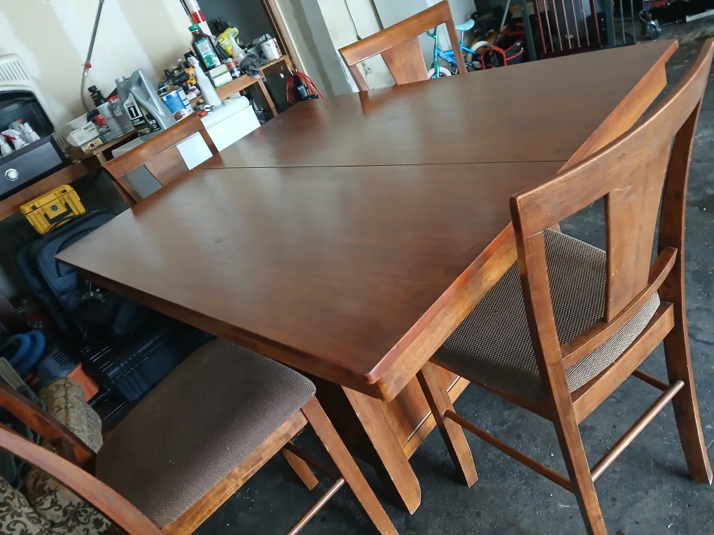 tall dining set 4 chears thumbnail