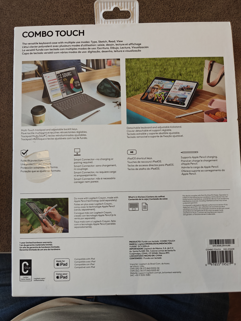 Logitech Combo Touch iPad Air 13-inch (M2) Keyboard Case - photo 2