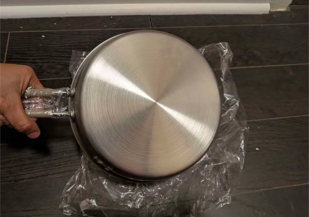 brand new heavy weight stainless steel pan image indicator(5)