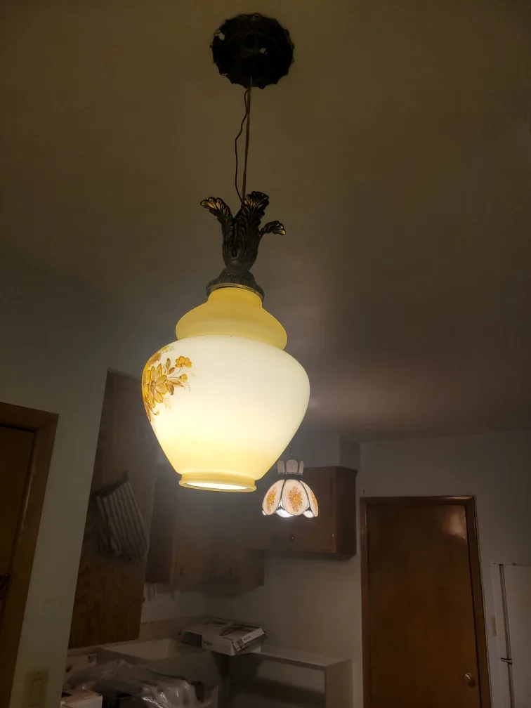 Vintage ceiling light fixture image indicator(2)