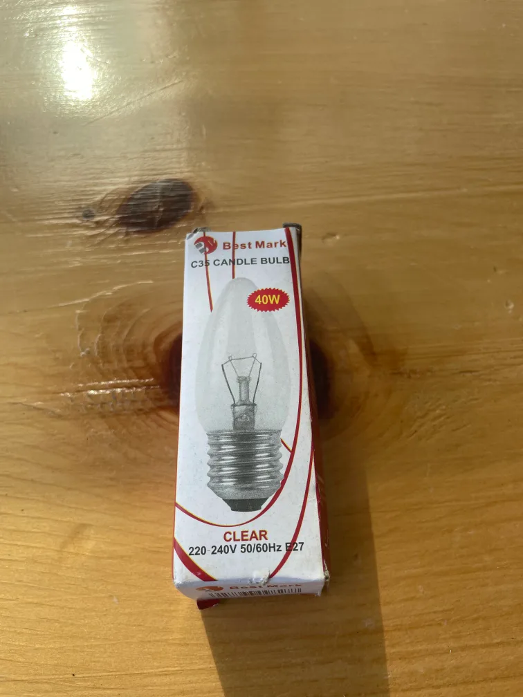 C35 Candle Bulb 40W thumbnail