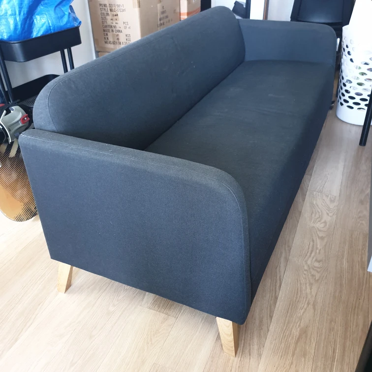 Ikea Dark Grey Sofa - photo 2