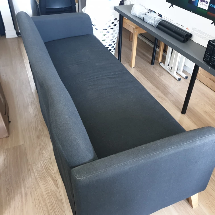 Ikea Dark Grey Sofa - photo 4