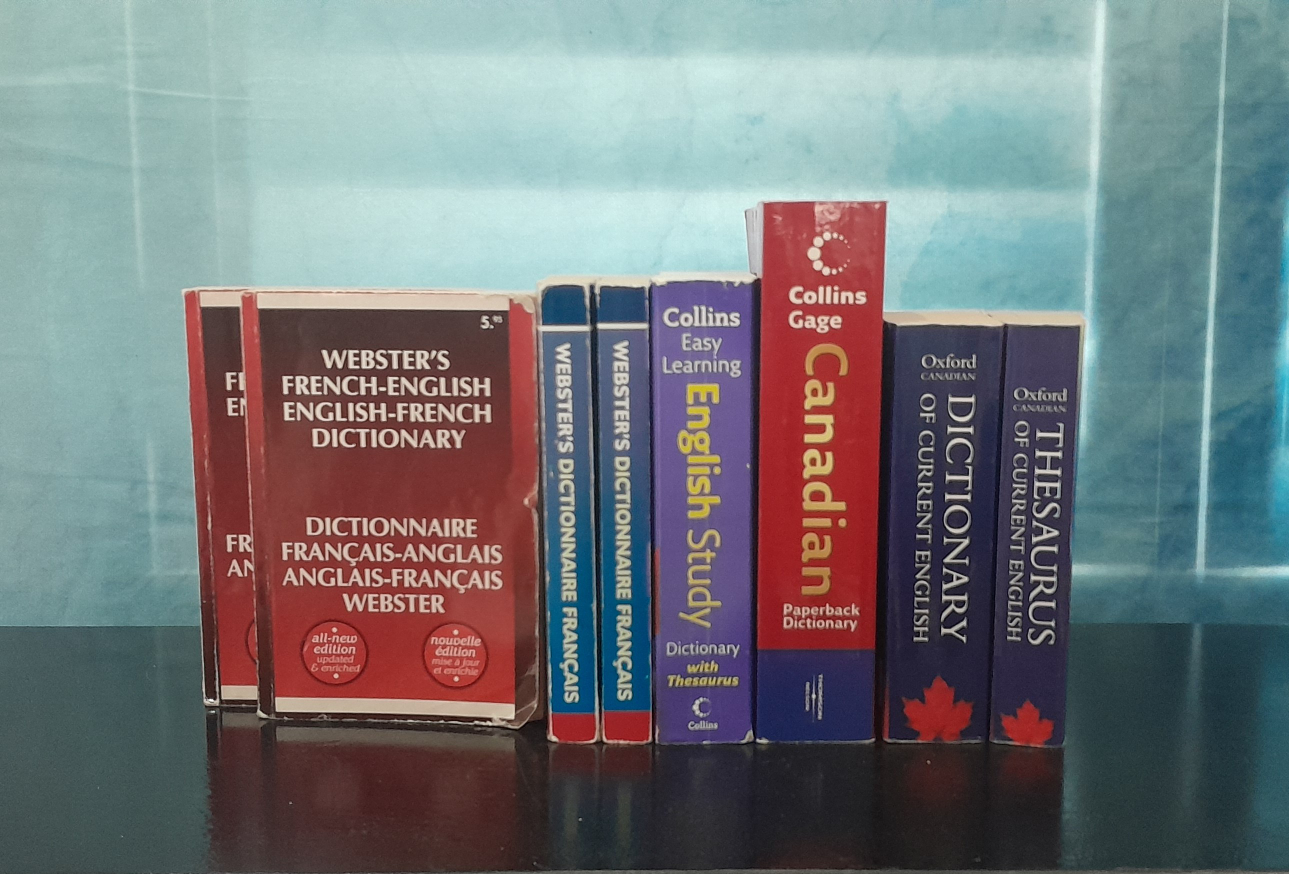 Dictionaries: Webster's, Collins, Oxford