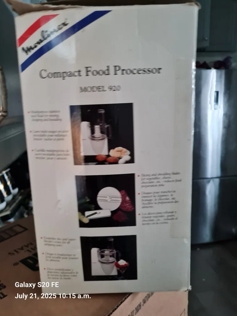 Moulinex Compact Food Processor - Model 920 image indicator(3)