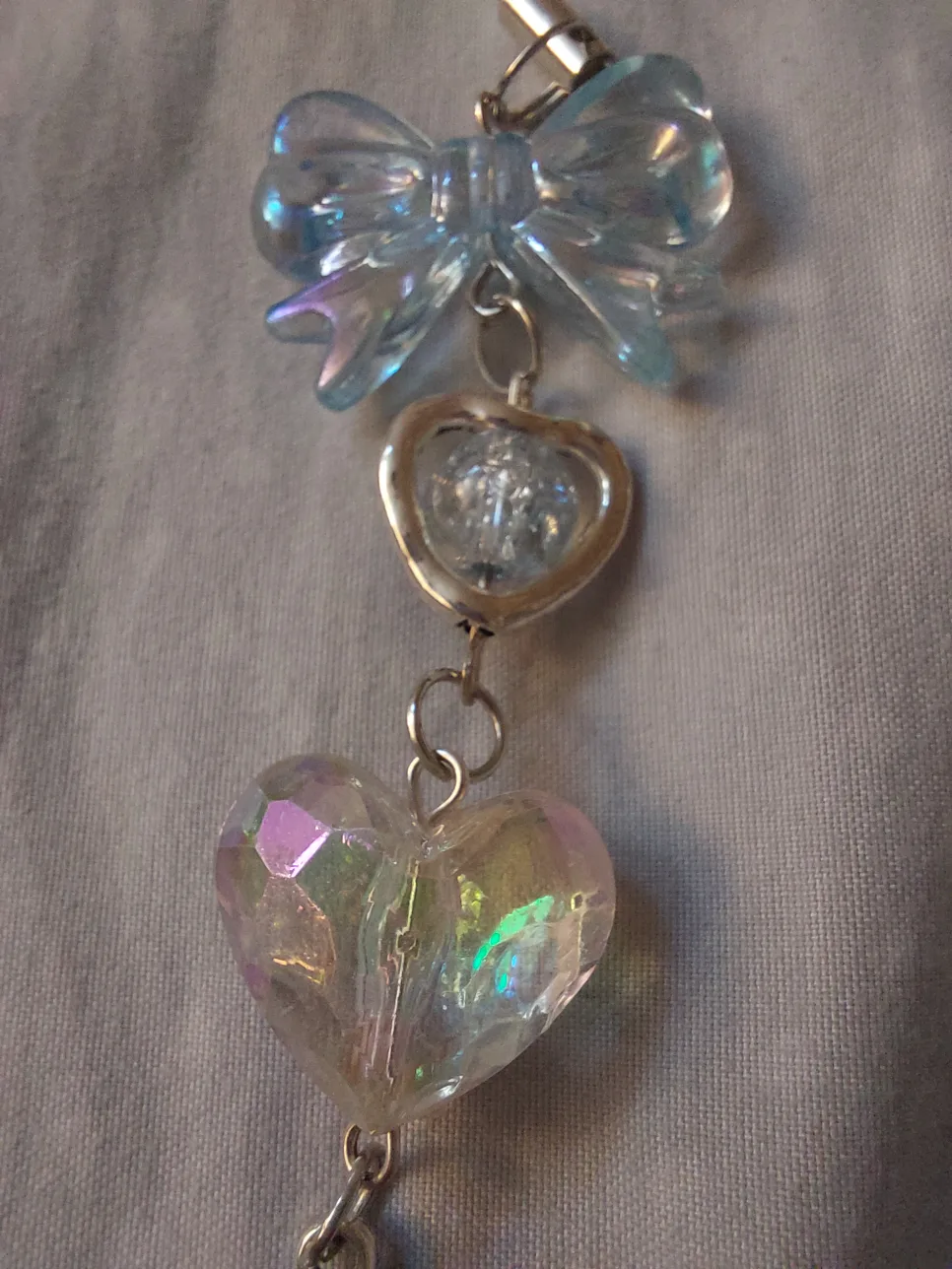 Cute Phone Charm - Bow & Hearts image indicator(2)