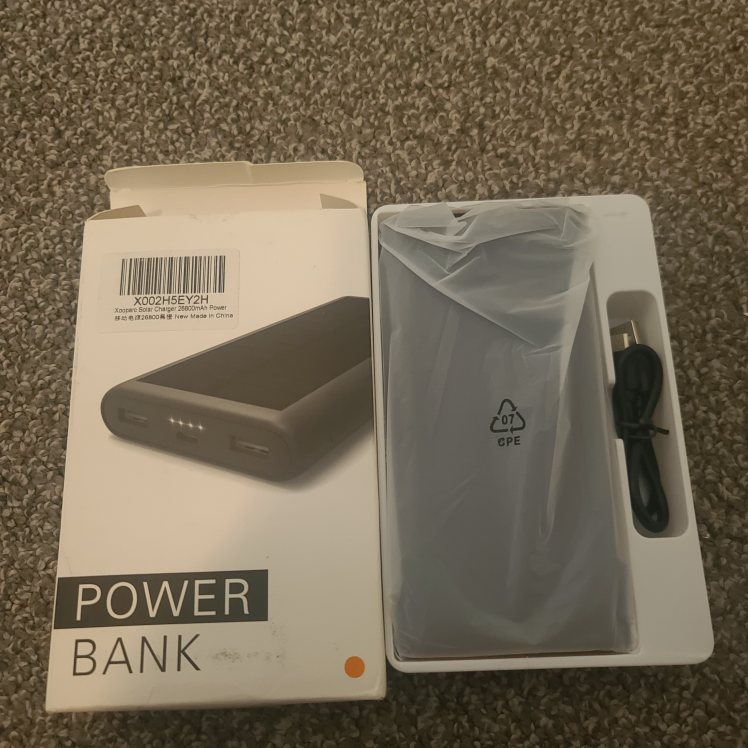 Brand new🇨🇦Solar Charger,26800mAh Solar Battery Power Bank
