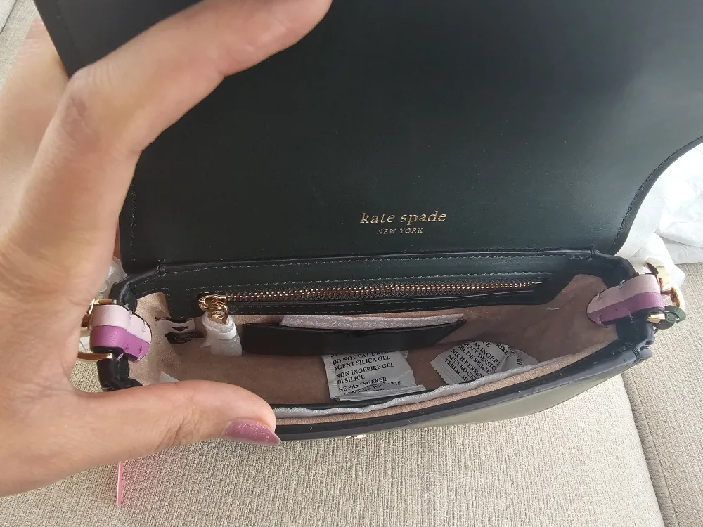 Brand New Kate Spade Green Leather Crossbody Bag image indicator(5)