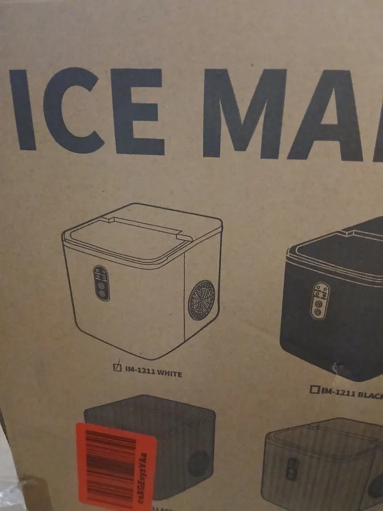 New Countertop Ice Maker 9chewable Cubes Ready 6mins image indicator(9)