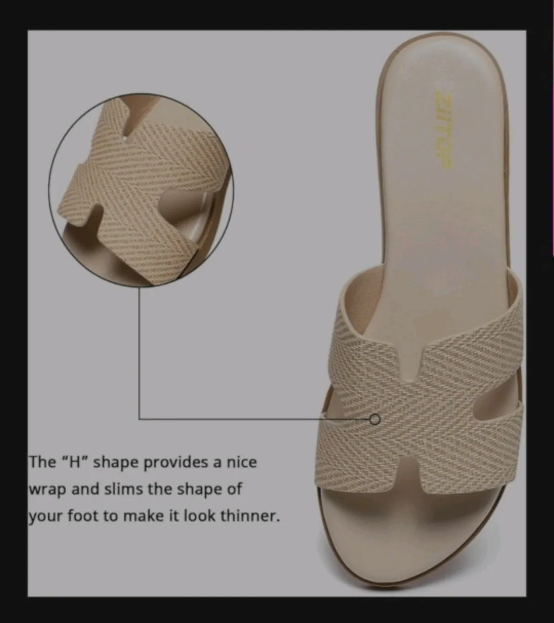 Women's Flat Sandals (2 colours) - sz 10 image indicator(9)